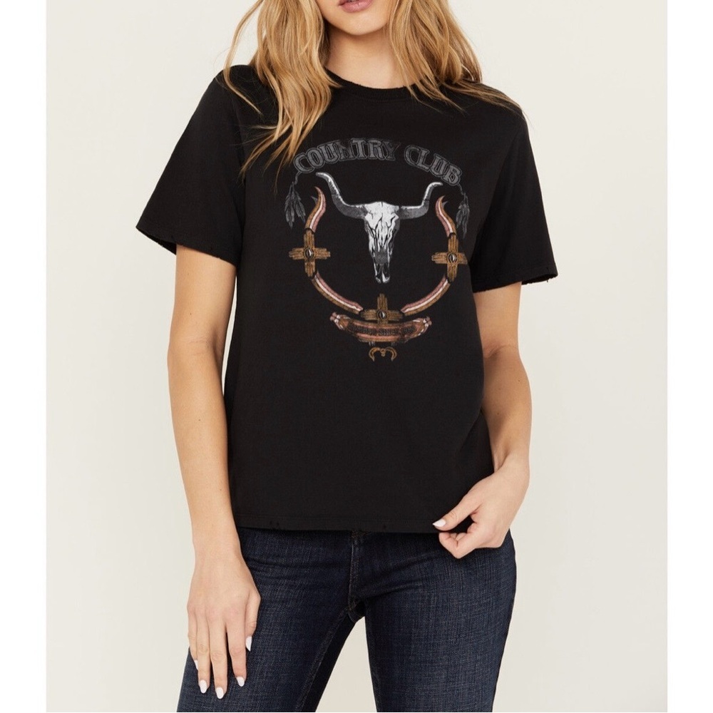 Idyllwind Women's Country Club Graphic Short Sleeve Trustee Tee Size S